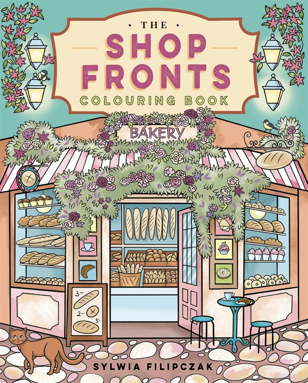 Cover image for The Shop Fronts Colouring Book, isbn: 9781398856035