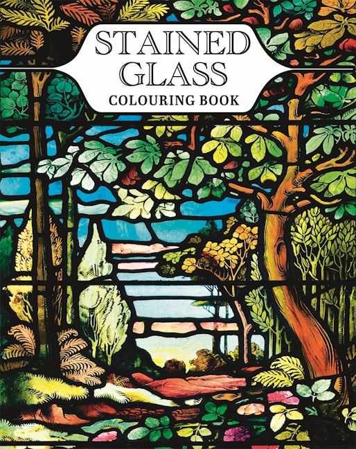 Cover image for Stained Glass Colouring Book, isbn: 9781398870918
