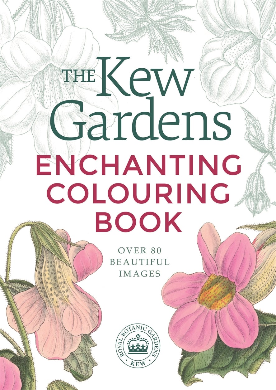 Cover image for The Kew Gardens Enchanting Flowers Colouring Book, isbn: 9781789501636