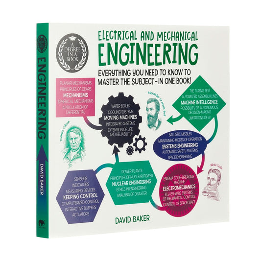 Cover image for A Degree in a Book: Electrical And Mechanical Engineering, isbn: 9781789505115