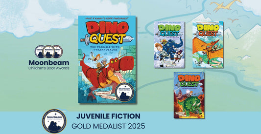 Dino Quest Wins Gold Medal in Moonbeam Children’s Book Awards