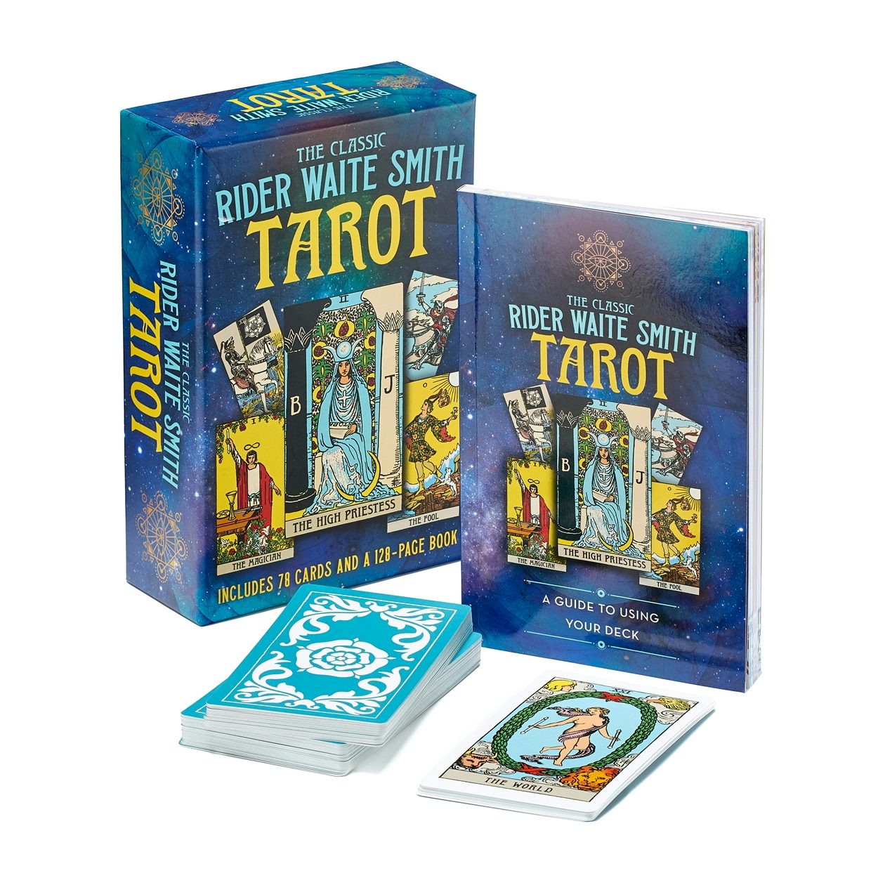 Cover image for The Classic Rider Waite Smith Tarot Book & Card Deck, isbn: 9781398815827