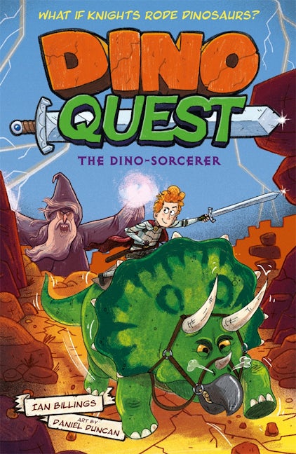Cover image for Dino Quest: The Dino-Sorcerer, isbn: 9781398838987