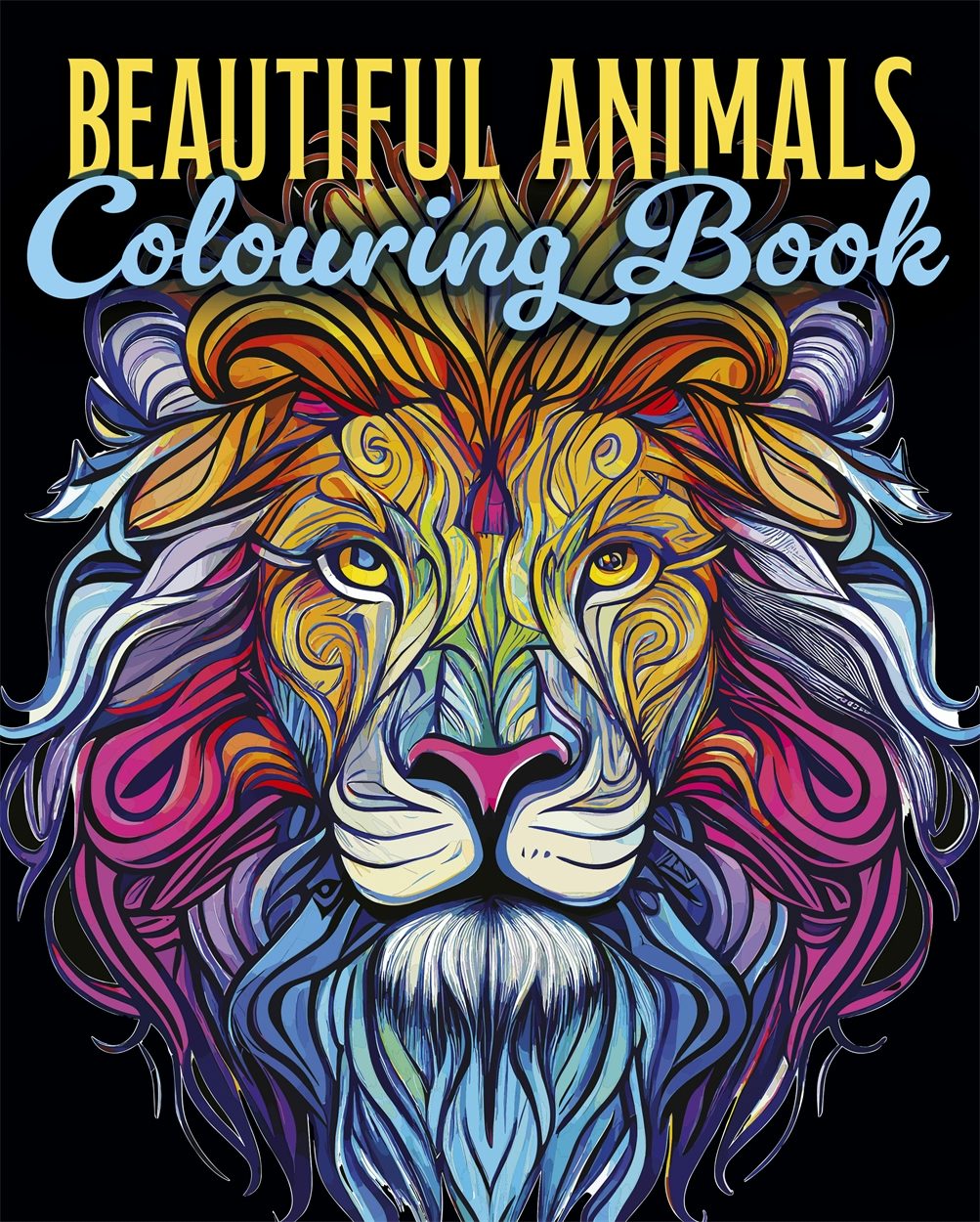 Cover image for Beautiful Animals Colouring Book, isbn: 9781398839472