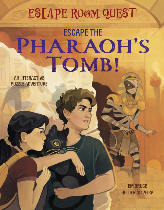 Cover image for Escape Room Quest: Escape the Pharaoh's Tomb!, isbn: 9781398839618