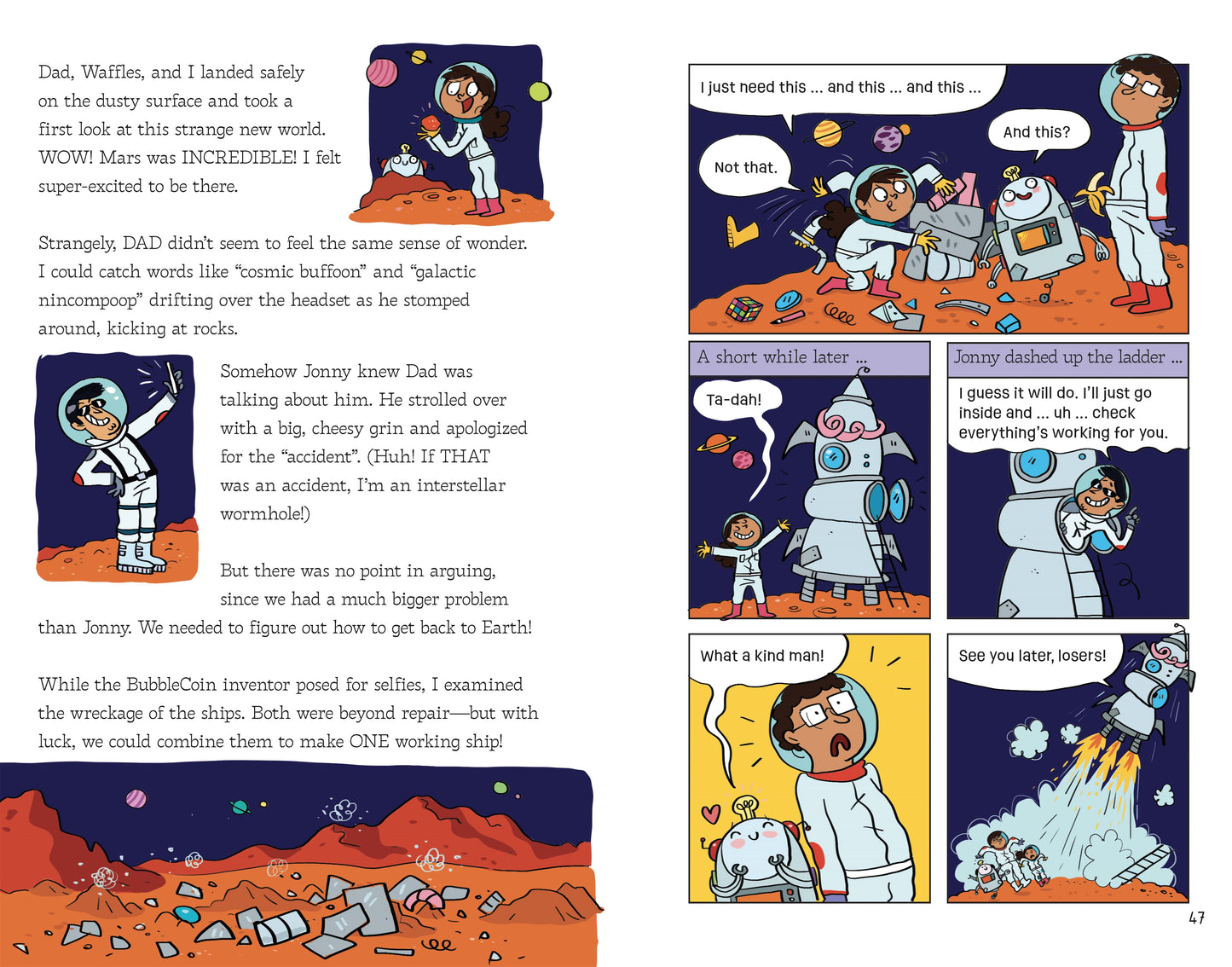 Hayley Comet, Kid Genius: Mission to Mars!