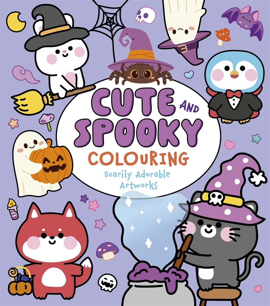 Cover image for Cute and Spooky Colouring, isbn: 9781398858848