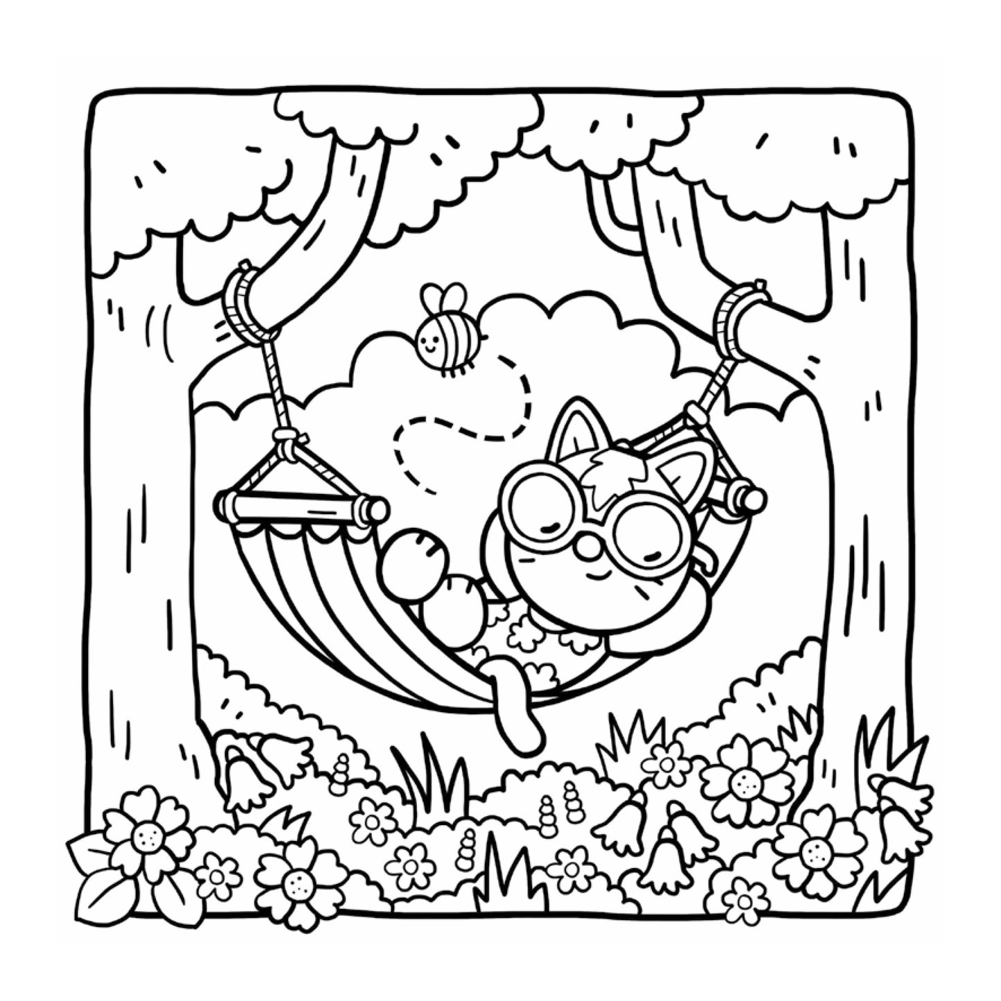 Colouring Corner: Cosy Gardens