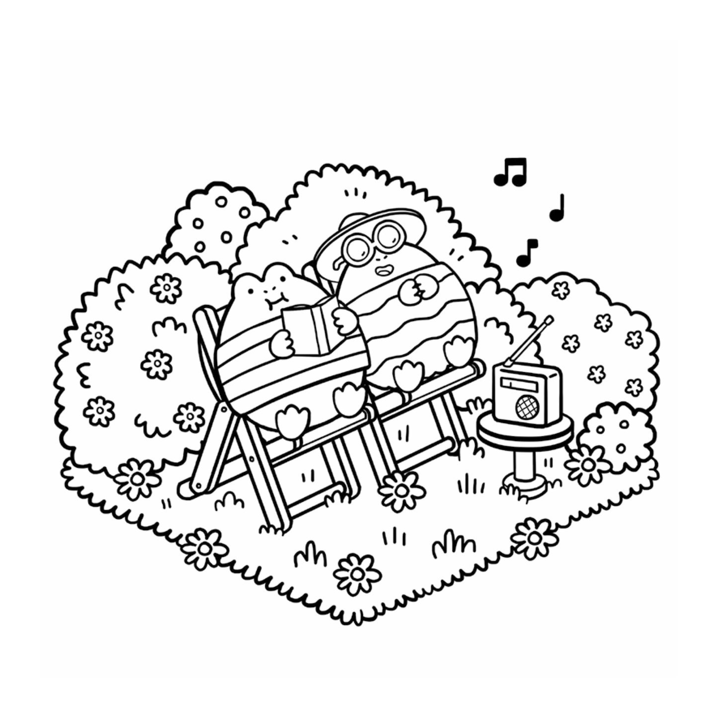 Colouring Corner: Cosy Gardens