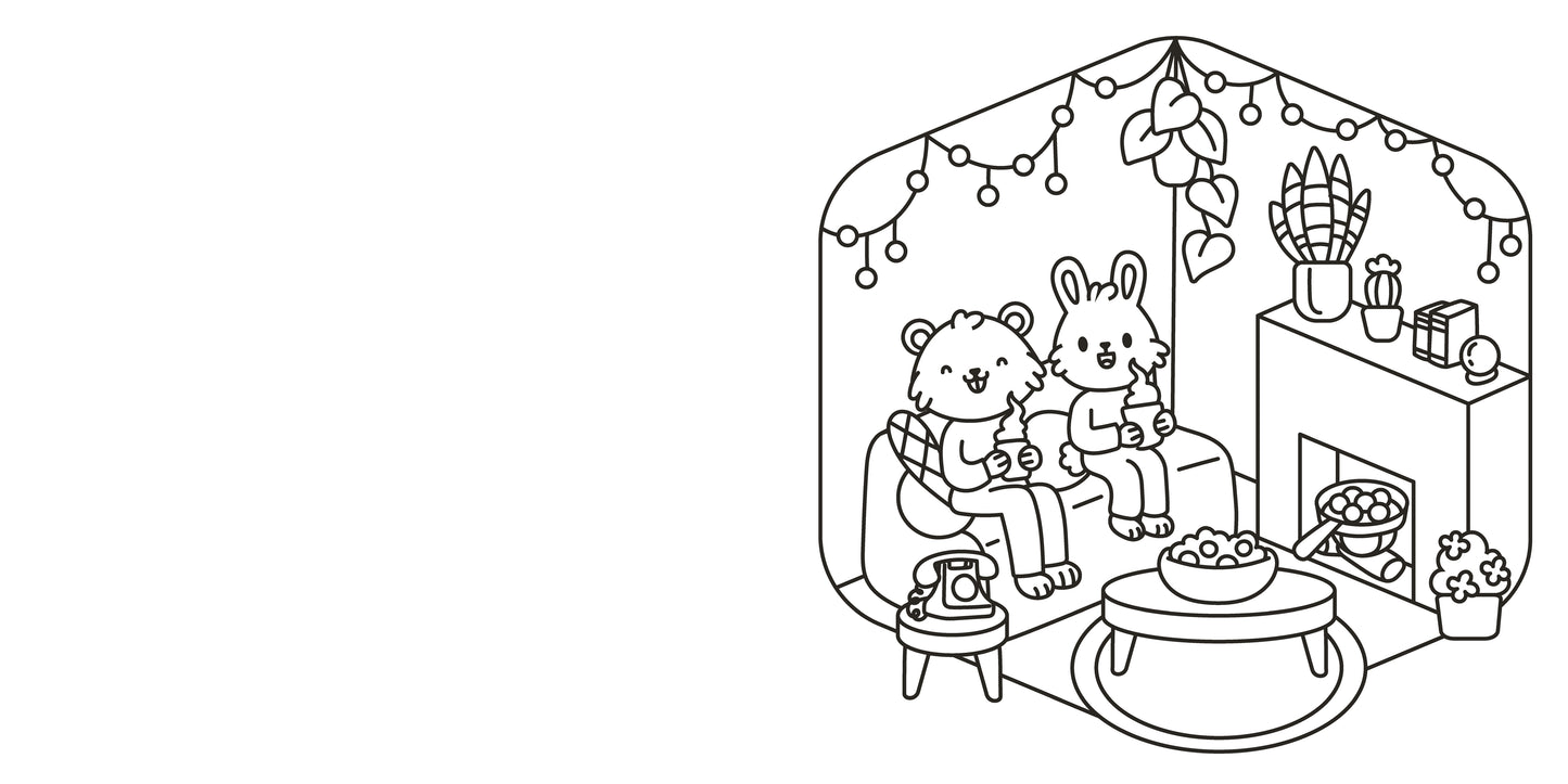 Colouring Corner: Snuggly Buddies
