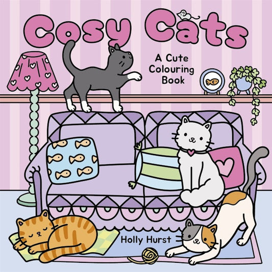 Cover image for Cosy Cats Cute Colouring Book, isbn: 9781398867581