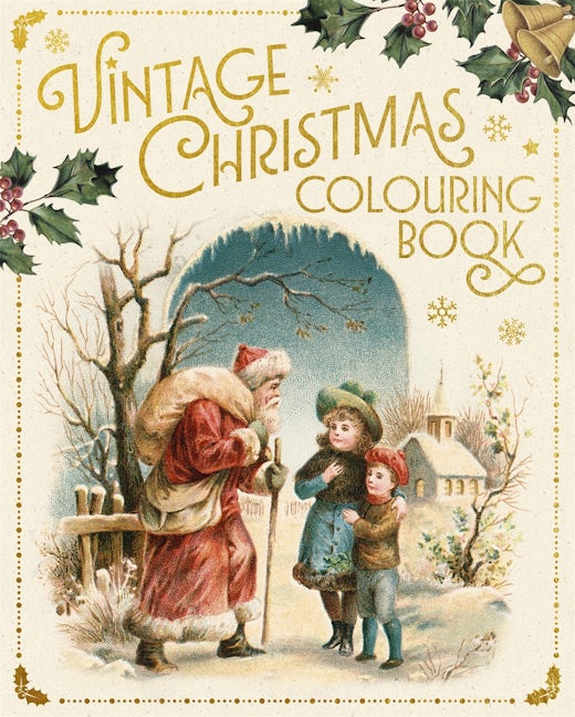 Cover image for Vintage Christmas Colouring Book, isbn: 9781398868847