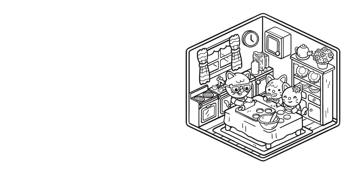 Colouring Corner: Cosy Food