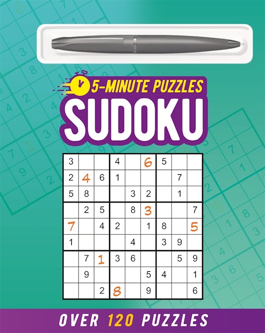Cover image for 5-Minute Sudoku (includes ball-point pen), isbn: 9781398870642