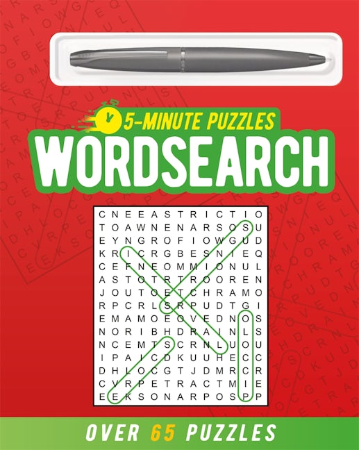 Cover image for 5-Minute Wordsearch (includes ball-point pen), isbn: 9781398870659