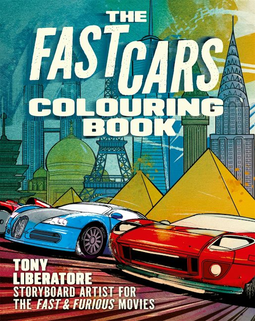 Cover image for The Fast Cars Colouring Book, isbn: 9781398870901