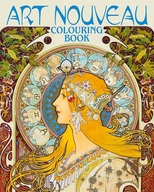 Cover image for Art Nouveau Colouring Book, isbn: 9781398871984