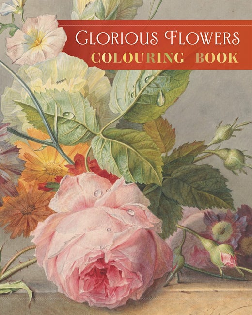Cover image for Glorious Flowers Colouring Book, isbn: 9781398872158