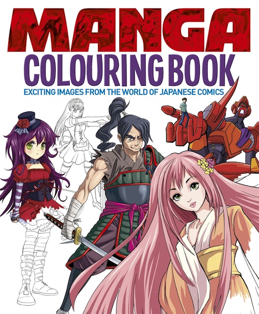 Cover image for Manga Colouring Book, isbn: 9781398873070
