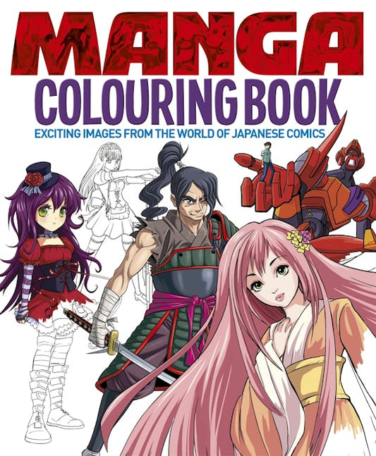Cover image for Manga Colouring Book, isbn: 9781398873070