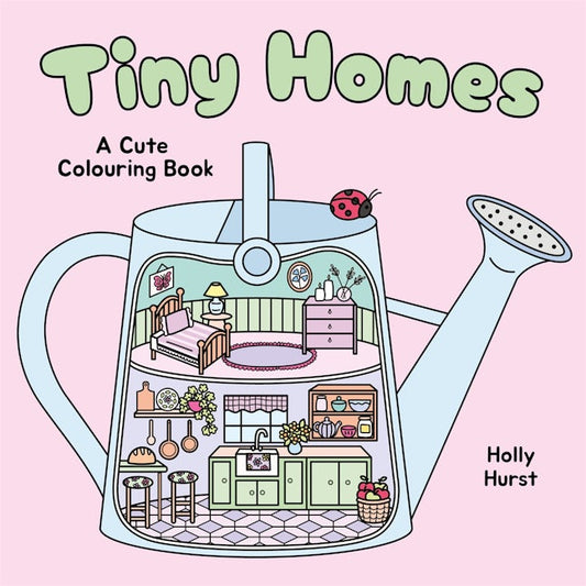 Cover image for Tiny Homes Cute Colouring Book, isbn: 9781398875975