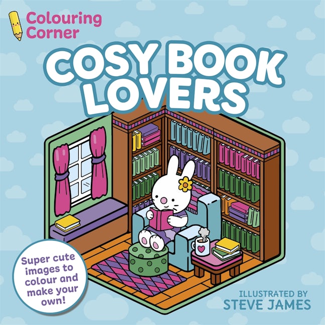 Cover image for Colouring Corner: Cosy Book Lovers, isbn: 9781398876156