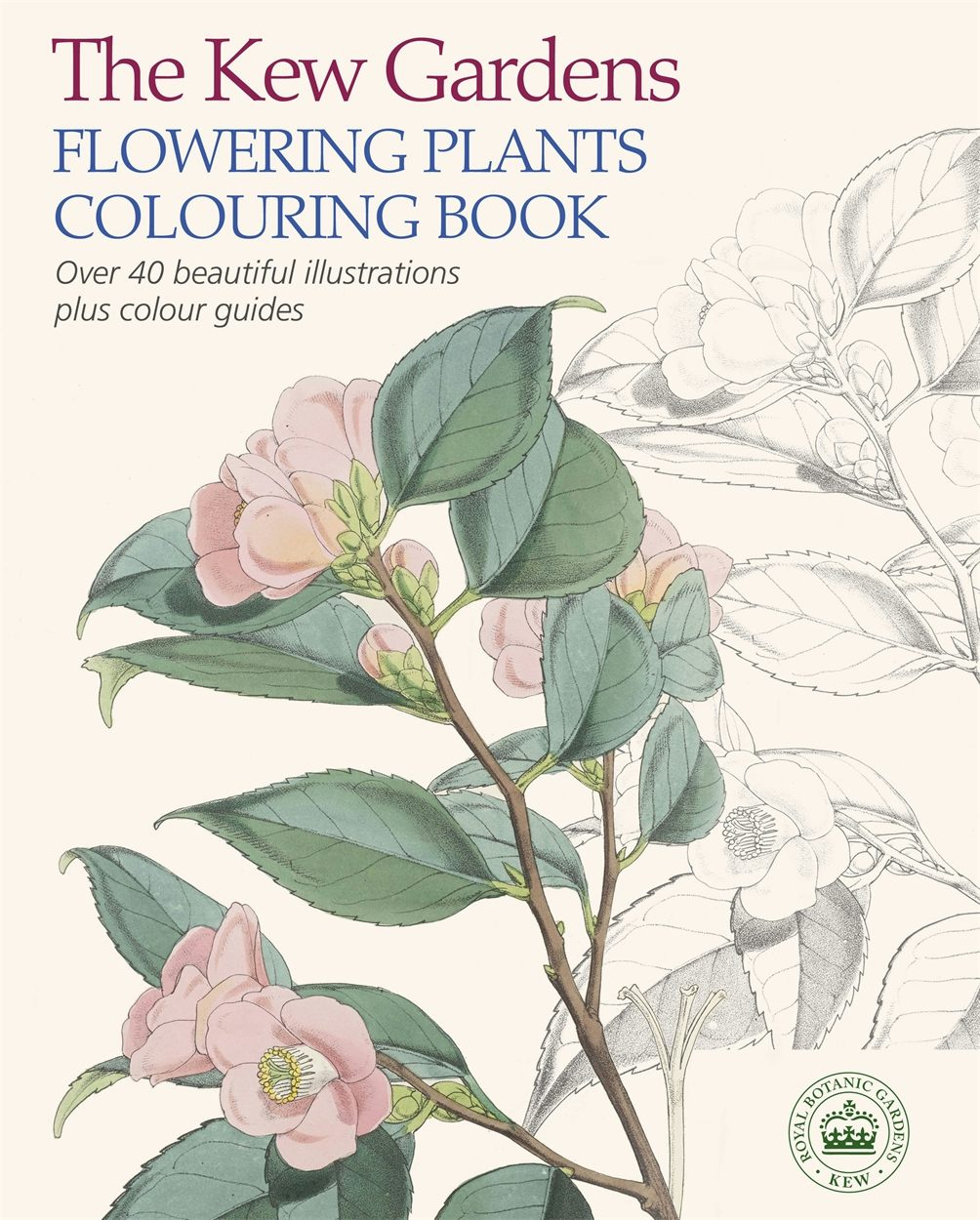 Cover image for The Kew Gardens Flowering Plants Colouring Book, isbn: 9781784045616