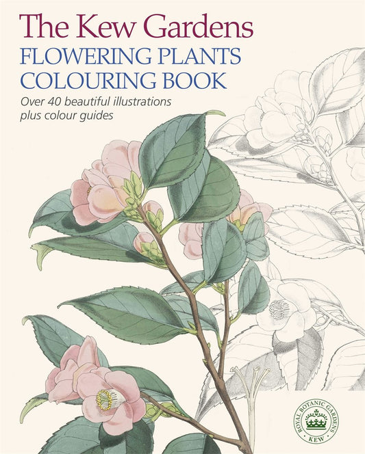 Cover image for The Kew Gardens Flowering Plants Colouring Book, isbn: 9781784045616