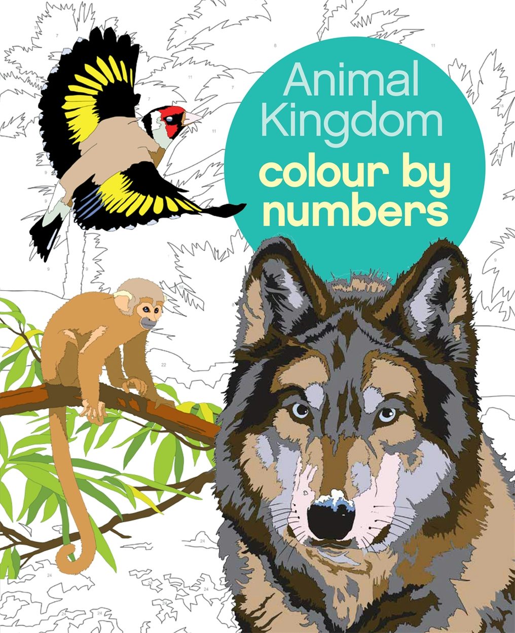 Cover image for Animal Kingdom Colour by Numbers, isbn: 9781784283841