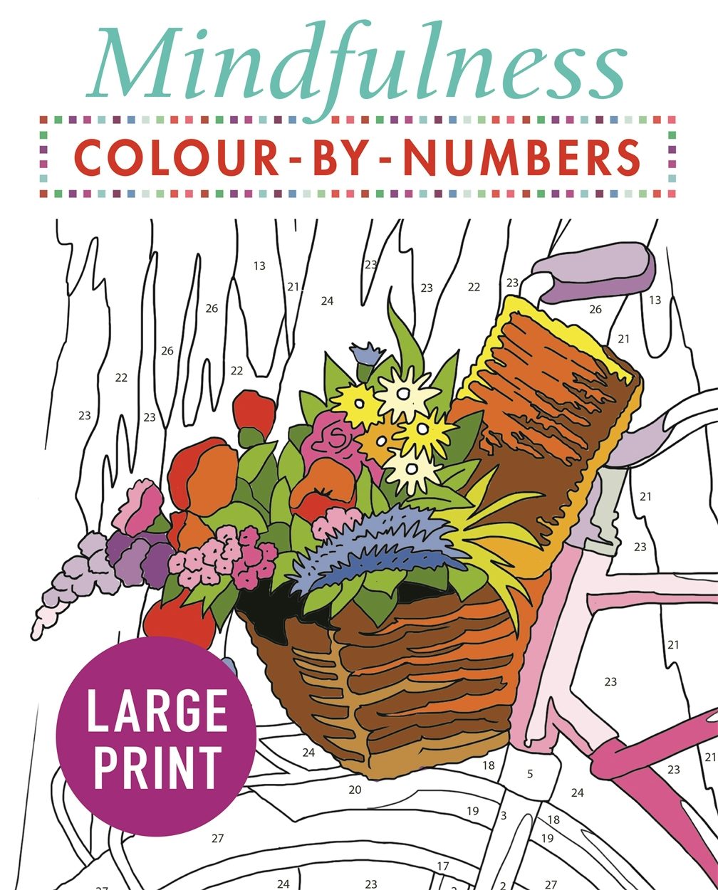 Cover image for Mindfulness Colour-by-Numbers Large Print, isbn: 9781789500486