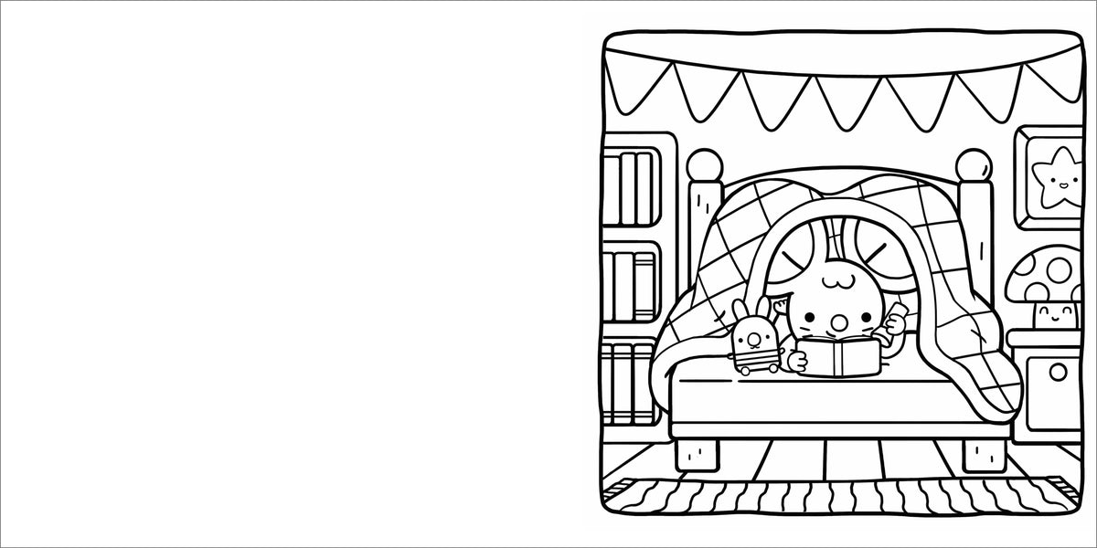 Colouring Corner: Cosy Book Lovers